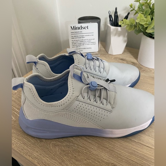 Blue and Grey Clove Shoes - Picture 3 of 4